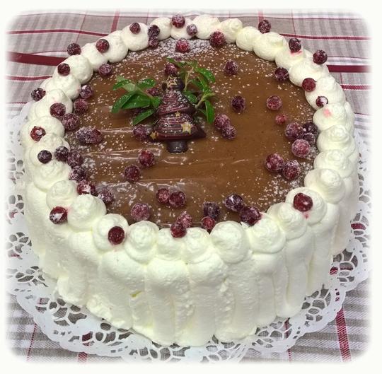 Karpalo-kinuski kermakakku 5m