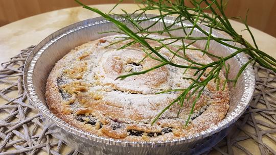 Mustikka tuorejuustotorttu