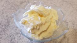 Vaahdotettu tuorejuustokuorrutus