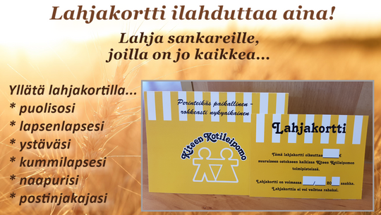 Lahjakortti 20 &euro;