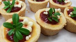 Amerikkalainen juustokakkuleivos, marjainen