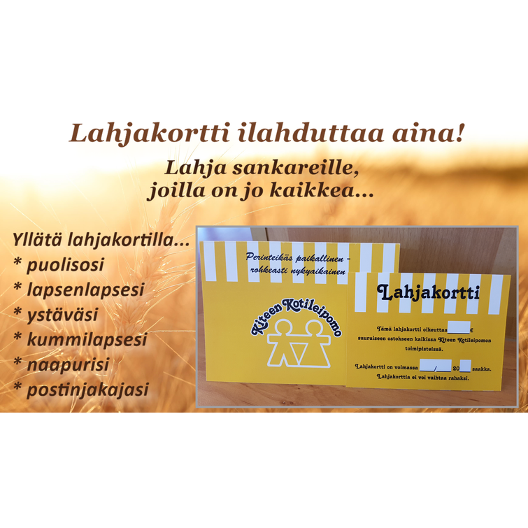 Lahjakortti 60 €
